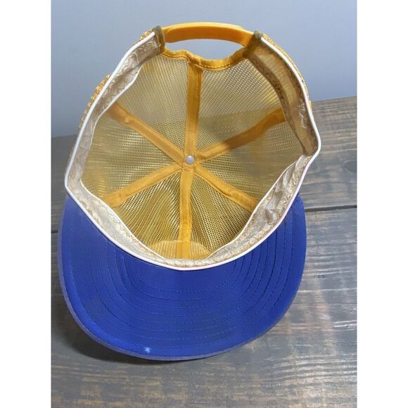 Napa Auto Parts Louisville KY VintageHat Cap Yellow Mesh Snapback VIntage RARE - Picture 13 of 16
